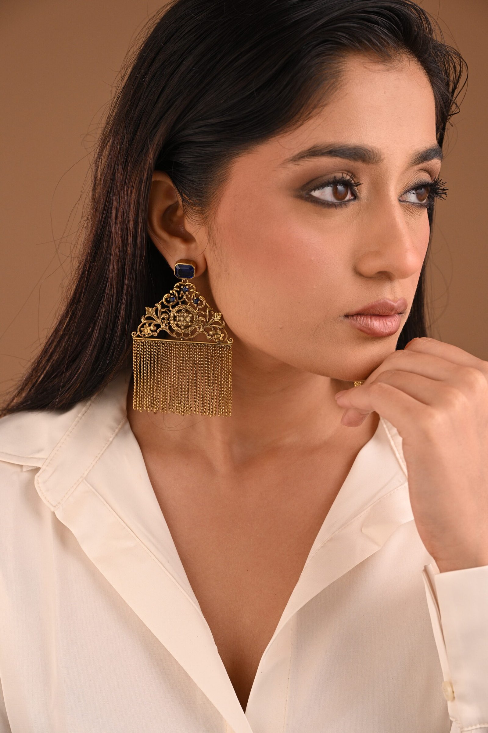 Reine Nevy Blue Earrings 2 Reine Nevy Blue Earrings