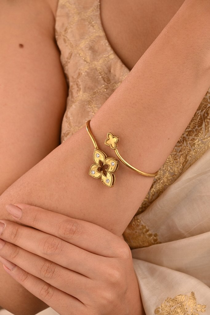 Twin clover bangle 2 Twin clover bangle