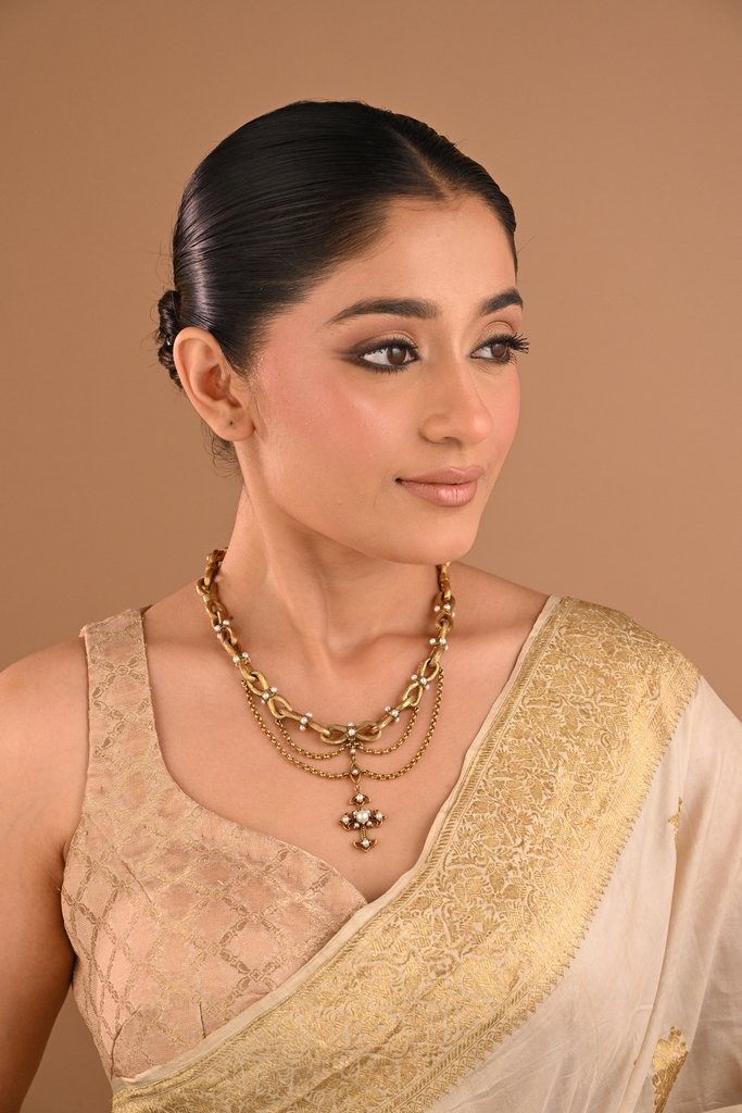 Shiloh with Pearl Necklace