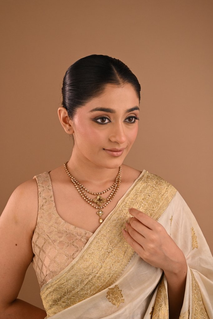 Neve With Champagne Stone Necklace