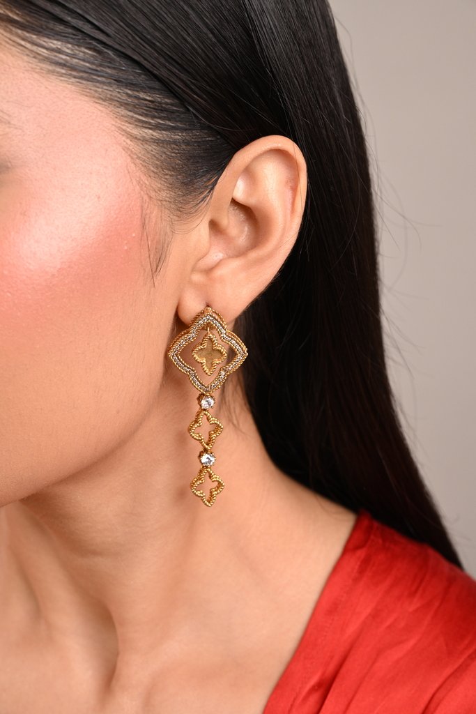 Clover Danglers Earrings 3 Clover Danglers Earrings